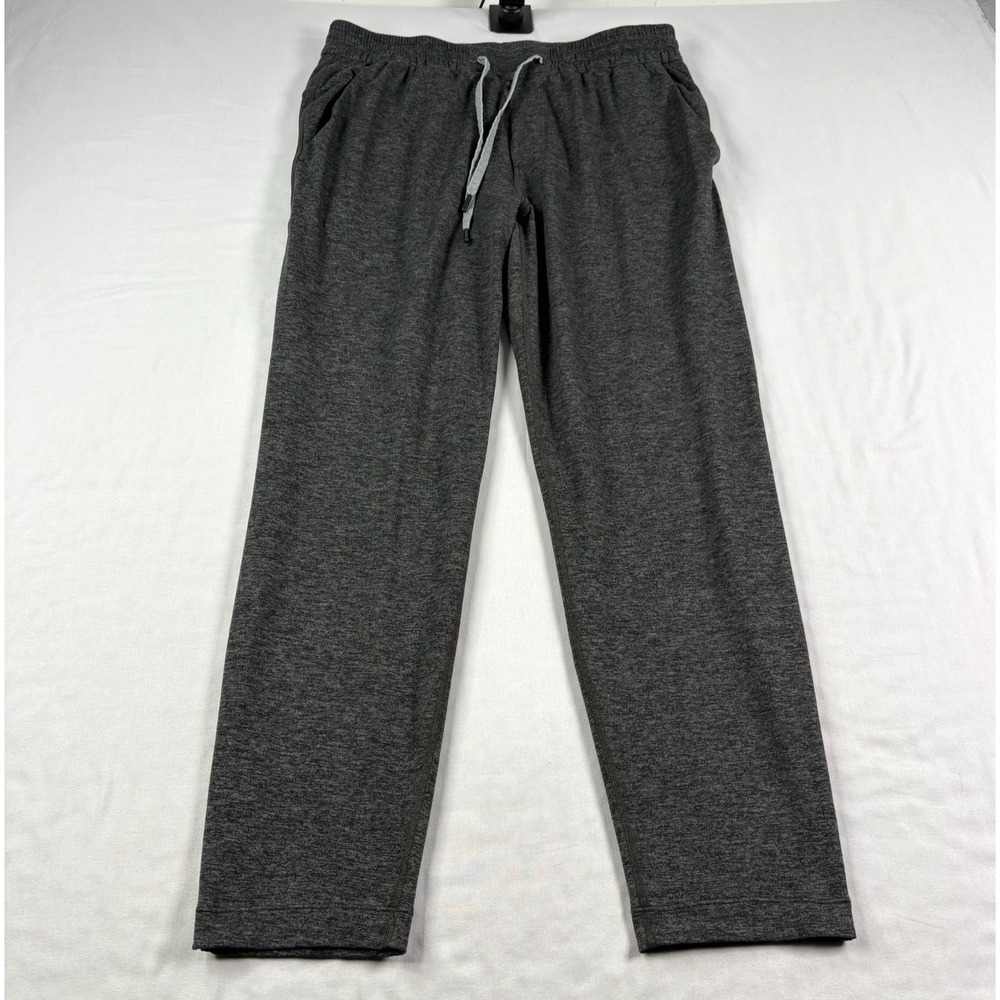 Lululemon Soft Jersey Pants Mens Large Gray Jogger Tapered Athleisure Lounge Gym